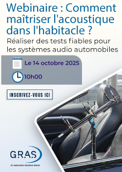 GRAS Webinaire acoustique dans l'habitacle